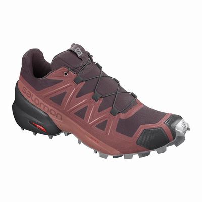 Salomon SPEEDCROSS 5 - Naisten Polkujuoksukengät - Punainen